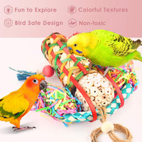 KATUMO Bird Toys Parakeet Toy Cockatiel Shredding Toys Conure - 2 Pcs - image 3