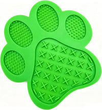 Dog Lick Pad, Dog Feeding Mats Slow Eating Pet Mat with Super Suction for Dogs Licking Peanut - Green