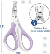 Mr. Pen Cat Nail Trimmer - Purple, Cat & Kitten Nail Clippers, Pet Claw Trimmer