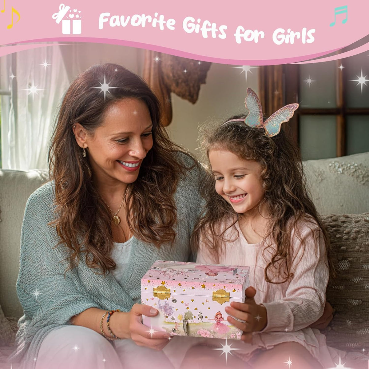 ProCase Musical Unicorn Jewelry Box for Girls, Spinning Unicorn – Fun for Kids & Family - Princess (Box Only) - image 4
