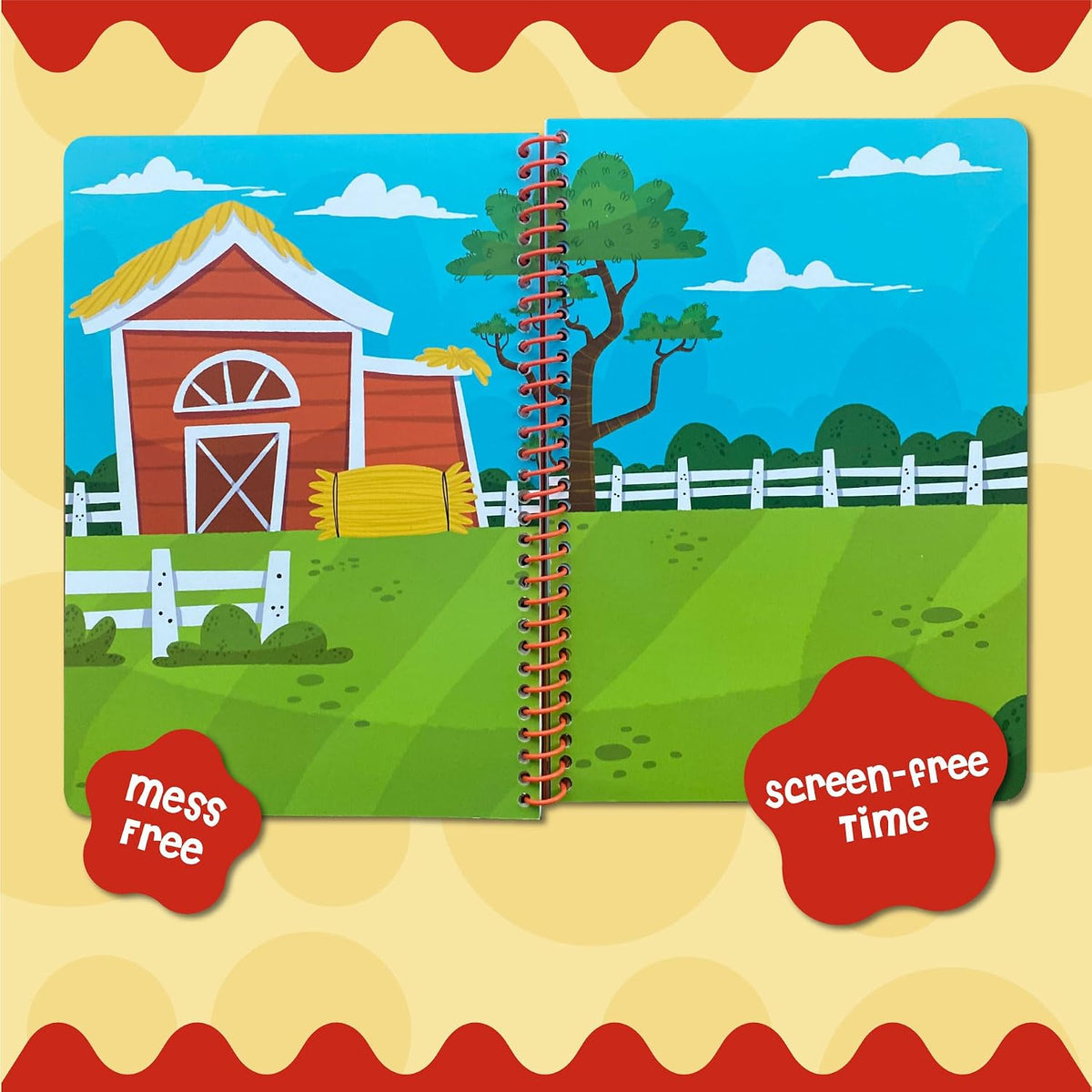 Stick4Ever Jelly Sticker Book, for Kids, Waterproof - Farm - image 3