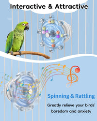 Pawfly 2 Pcs Bird Toys for Parakeets - 1 PC / Blue - image 4