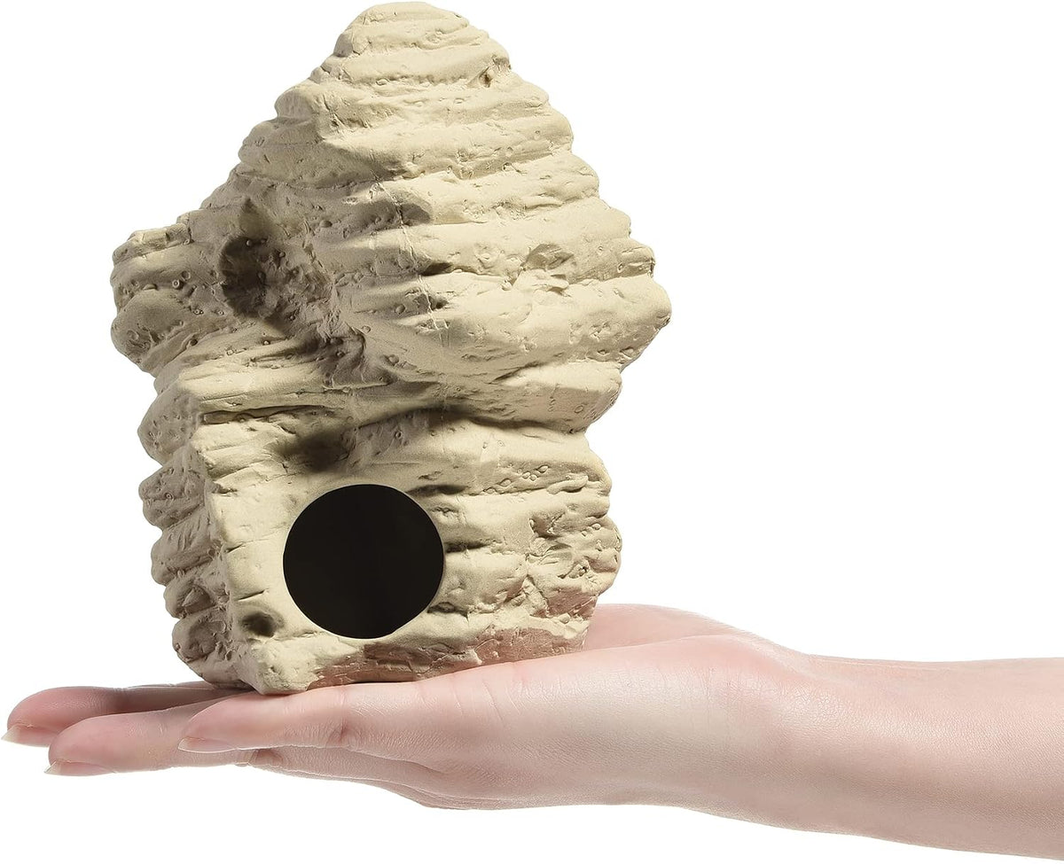 Aquarium Decoration Rock Caves, Betta Fish Tank Accessories – Essentials for Fish - Small & Medium & Large - image 2