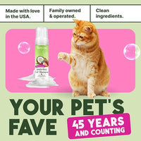 TropiClean Berry & Coconut Waterless Cat Shampoo | Deep Cleansing Dry Shampoo for Cats | Natural Cat Shampoo Derived from Natural Ingredients | Made in the USA | 7.4 oz.