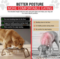 Loving Pets Elevated Dog Bowls - Aged Copper / 2 Quarts - image 3