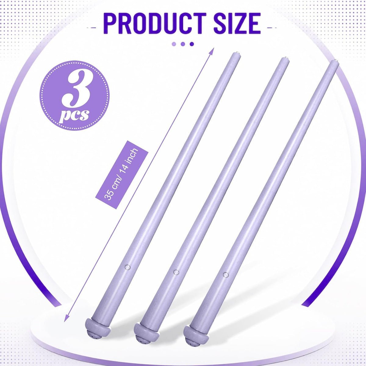 Skylety three light up magic wands in pink, purple and blue - view 27