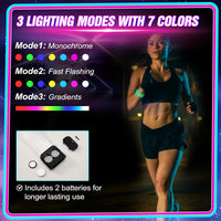 Yowivon LED light up bracelet with clasp glowing in multiple colors - view 10