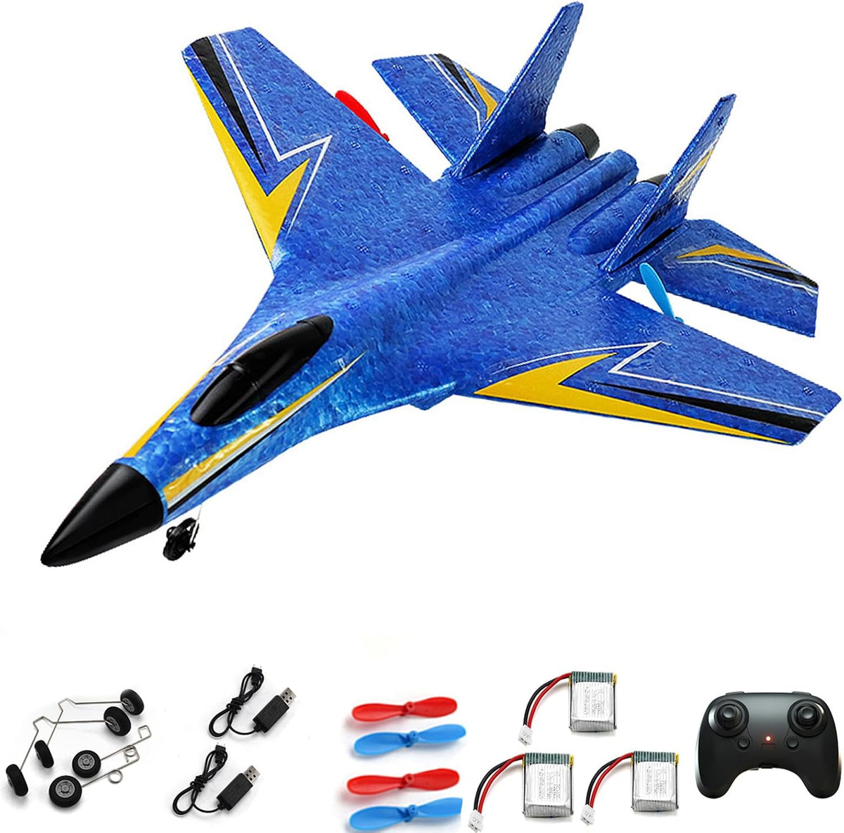 Crohorizon foam RC airplane for beginners with six-axis gyro and lights - view 6