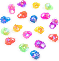 Super Z Outlet Flashing Colorful LED Light Up Bumpy Jelly Rubber - image 2