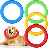 4 Pack 7.48 Inch Dog Ring Toy for Large Medium Dog Training - Assorted / 7.48 Inch