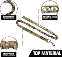 AUROTH Bungee Dog Leash for Large Dogs - Woodland Camo / MAX: 6 FT - image 3