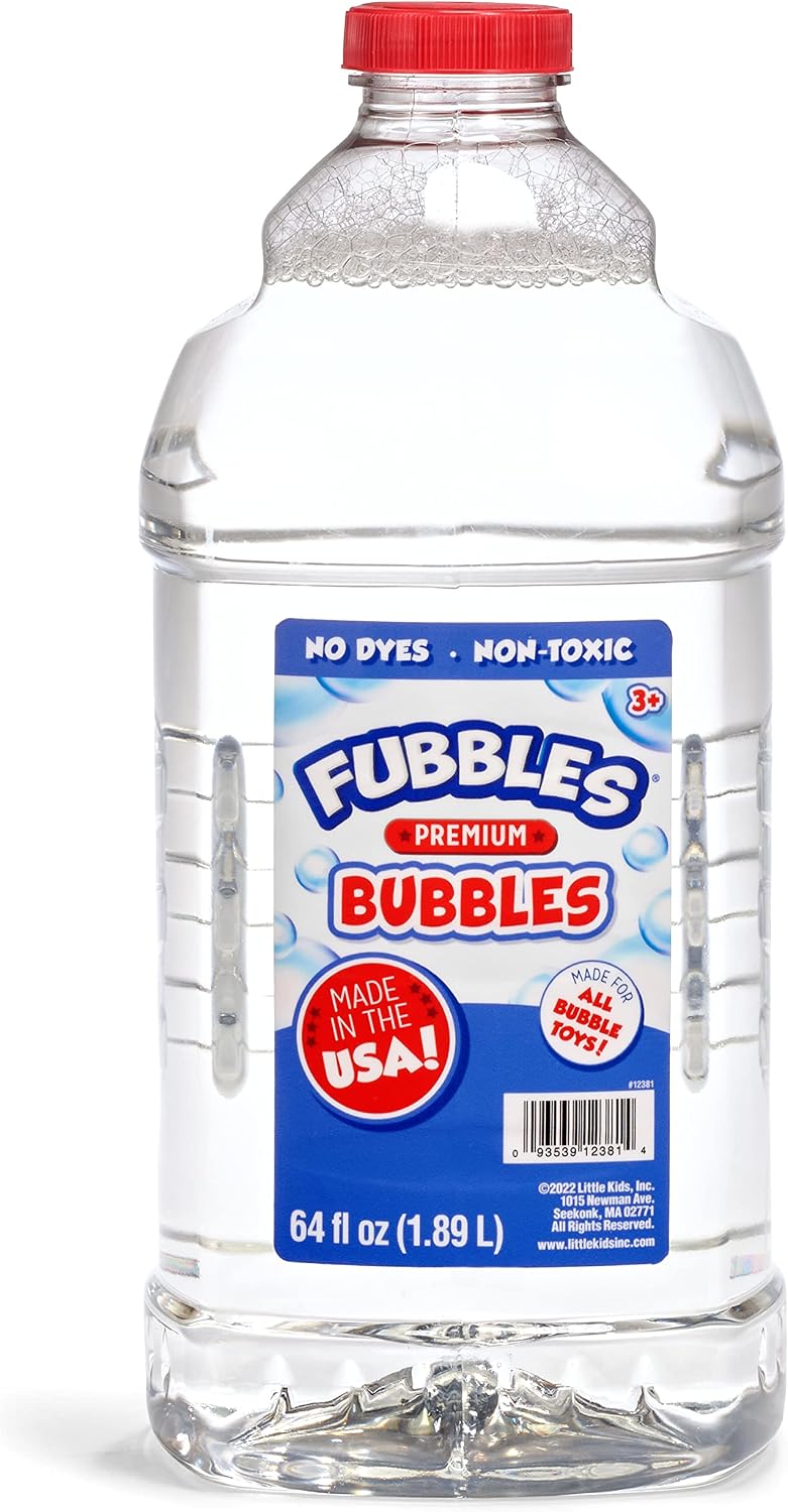 Little Kids Bubbles by Fubbles, Made in The USA