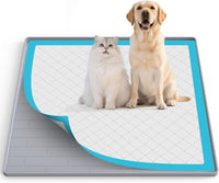 Pee Pad Tray Holder for Dogs - Light Gray / 24"L x 24"W