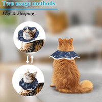 Cat Cone Collar Soft, Cat Recovery Collar to Stop Licking, Protective Cats Neck Cone After Surgery for Small Medium Cats Kittens (XS(Neck: 3.5" - 6"))