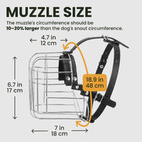 Stainless Steel Wire Basket Dog Muzzle for Husky – Essentials for Dogs - Stainless Steel / Great Dane - image 3