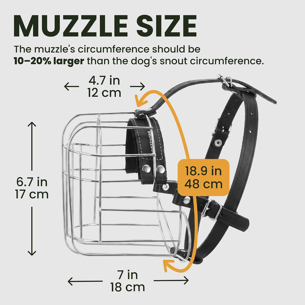 Stainless Steel Wire Basket Dog Muzzle for Husky – Essentials for Dogs - Stainless Steel / Great Dane - image 3