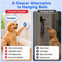 Dog Training Bells for Door - Blue+Black - image 4