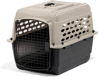 Petmate Vari Dog Kennel, Carrier for Large Dogs, Taupe and Black - 28.0"L x 20.5"W x 21.5"H / Kennel Only