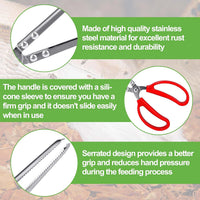 Snake Feeding Tongs,15 Inch Reptile Feeding Tongs,Extra Long Large Tweezers for Corn Ball Python - 1PCS - image 3