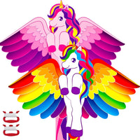 Kite for Kids Ages 4-8-12 & Adults - 2Pcs Unicorn Kites