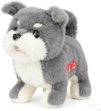 Easfan Walking Dog Toy for Kids Barking Interactive Puppy Stuffed - Grey_Dog