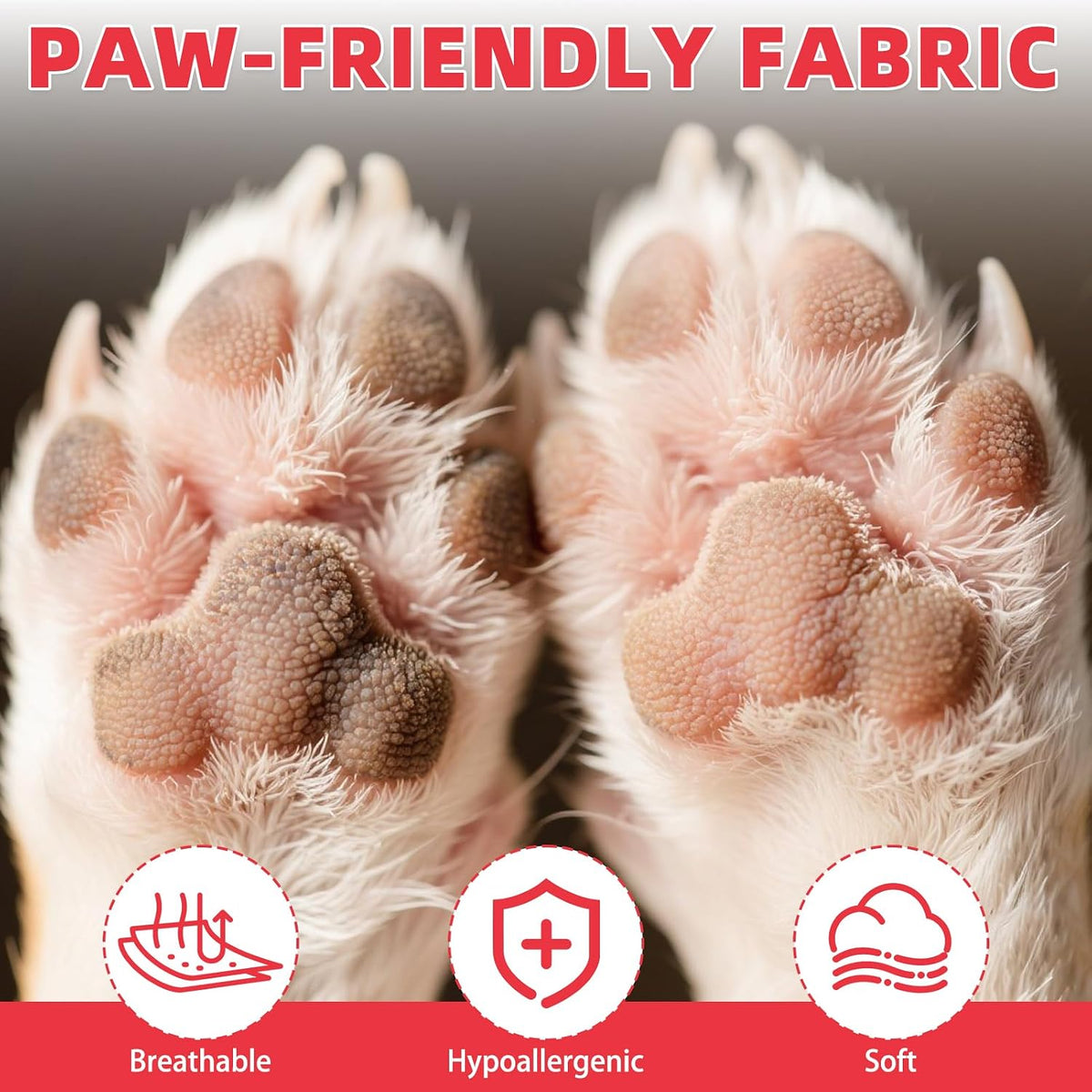 Dog Socks Shoes for Hot Pavement - Pink Heart / Large(4 Pack) - image 2