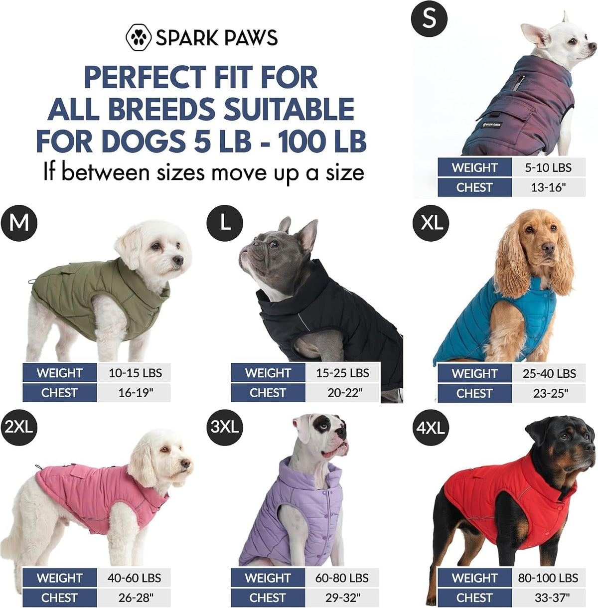 Spark Paws Dog Winter Coat Jacket - Olive / XX-Large - image 2