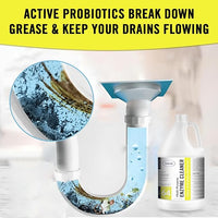 Multi-Purpose Probiotic Enzyme Cleaner, Made in USA - Pet Stain and Odor Remover - Concentrated - Professional & Home Strength Drains, Floors, Bathrooms, Toilets Trash Can, (1 gallon, Citrus)