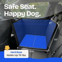 Half Hammock Dog Seat Cover for Back Seat - image 2