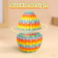 3D Printed Dragon Egg, Large 12" for Kids, Dragon Lovers - Crystal Rainbow M - image 4