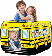 Cecailin fire truck pop up play tent for kids with roll-up door in red - view 2
