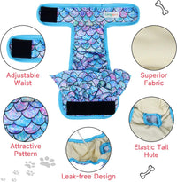 Langsprit Female Dog Diapers, Highly Absorbent, Reusable – Essentials for Dogs - image 3