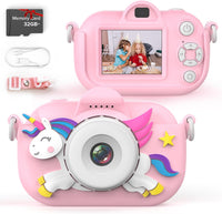 Kids Camera Toddler Toys for Girls Boys Aged 3-12 - Pink