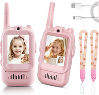 Kids Video Walkie Talkies - PINK/PINK