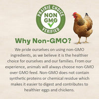 Prairie's Choice Non-GMO Backyard Chicken Feed - Starter/Grower Formula, 25lbs