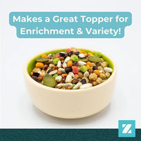ZuPreem Sensible Seed Bird Food, Amazon, Cockatoo, Macaw, Bird Seed and Pellets Blend, ZuPreem Feed Mixer Topper, Enriching Variety, Made in USA, Macaw Food, (Large, 2 lb bag)