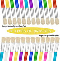 YGAOHF 24 Pcs Paint Brushes for Kids Bulk - 48 Pack - image 4