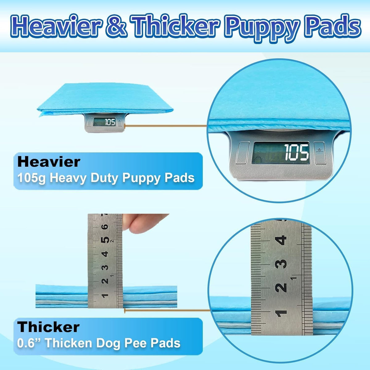 Dogcator Dog Pee Pads Extra Large 30"x36" - 30 Count - image 4