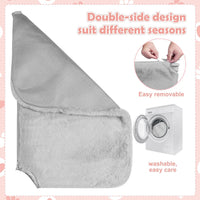 2 Pack Cat Window Perch,Cat Window Hammock Cordless Foldable Window Bed with 4 Large Strong Suction - Gray - image 4