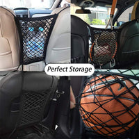 DYKESON Dog Car Net Barrier with Mesh Organizer - 12 in × 14.5 in - image 3