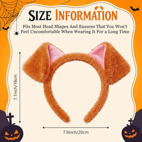WILLBOND 3-pack plush cow ears headbands with horns for costumes - view 17
