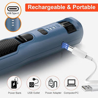 Dog Nail Grinder 7-Speed & 360° LED Light, Professional Pet Nail Grinder for Dogs and Cats, Electric Dog Nail Trimmer Painless Paws Grooming & Smoothing Tool for Large Medium Small Dogs Cats Pets