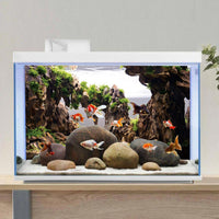 48x24 in Viewing Stone Aquarium Backdrop Riverbed Fish Tank Background – Essentials for Fish - 48x24in/120x60cm - image 4