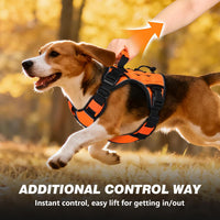 Tactical Dog Harness for Large Dogs - Orange / Medium: 30-50 lbs (Chest:24-28",Neck:17-19") - image 4