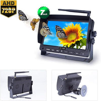 Digital Wireless Backup Camera Kit, 7 Inch Display and 720P HD Resolution, Wide Angle Rear View Camera with Night Vision, 190ft Wireless Reverse Camera System Suitable for Truck, Motorhome, 5th Wheel