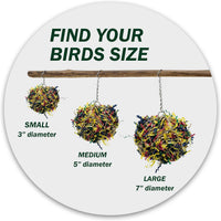 Sweet Feet and Beak Shredder Ball - 3 inch - image 4