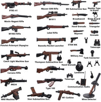 Himirich U.S. WW2 military weapons pack for mini figures in black ABS plastic - view 26