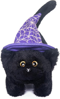 My OLi 9 inch Halloween plush bears 2 pack in pumpkin and wizard costumes with flip-top hats - view 17