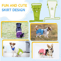 4 Pack Dog Diapers Female Washable Dog Diapers – Essentials for Dogs - L / Candy Color - image 4