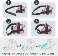 Bolux Dog Harness, No-Pull Reflective Dog Vest - Small (Pack of 1) / Pink - image 2